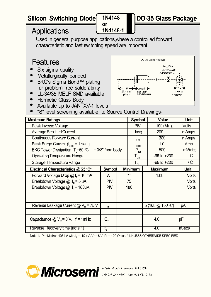 1N4148-1_78392.PDF Datasheet