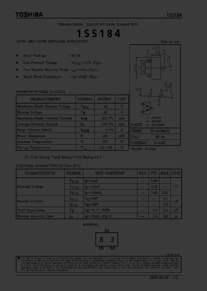 1SS184_16381.PDF Datasheet