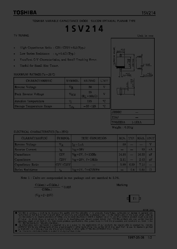 1SV214_57305.PDF Datasheet