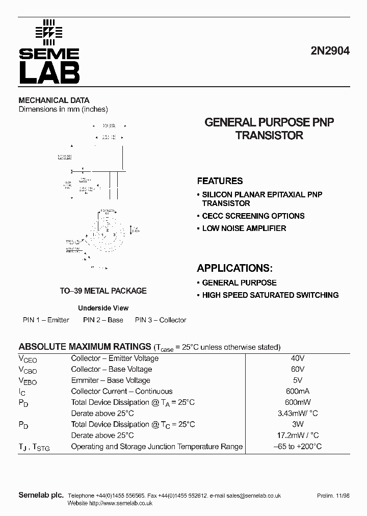 2N2904_160963.PDF Datasheet