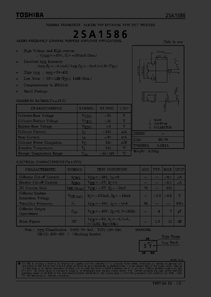 2SA1586_17169.PDF Datasheet