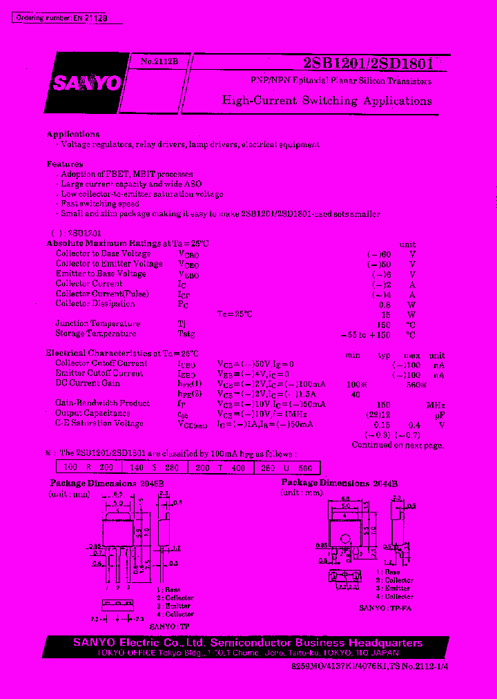 2SB1201_6784.PDF Datasheet