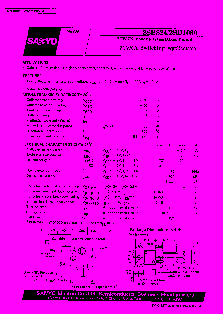 2SB824_6947.PDF Datasheet