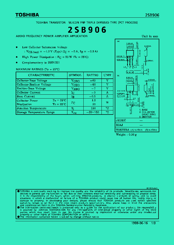 2SB906_6983.PDF Datasheet