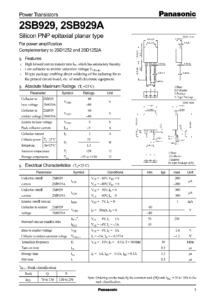 2SB929_7001.PDF Datasheet