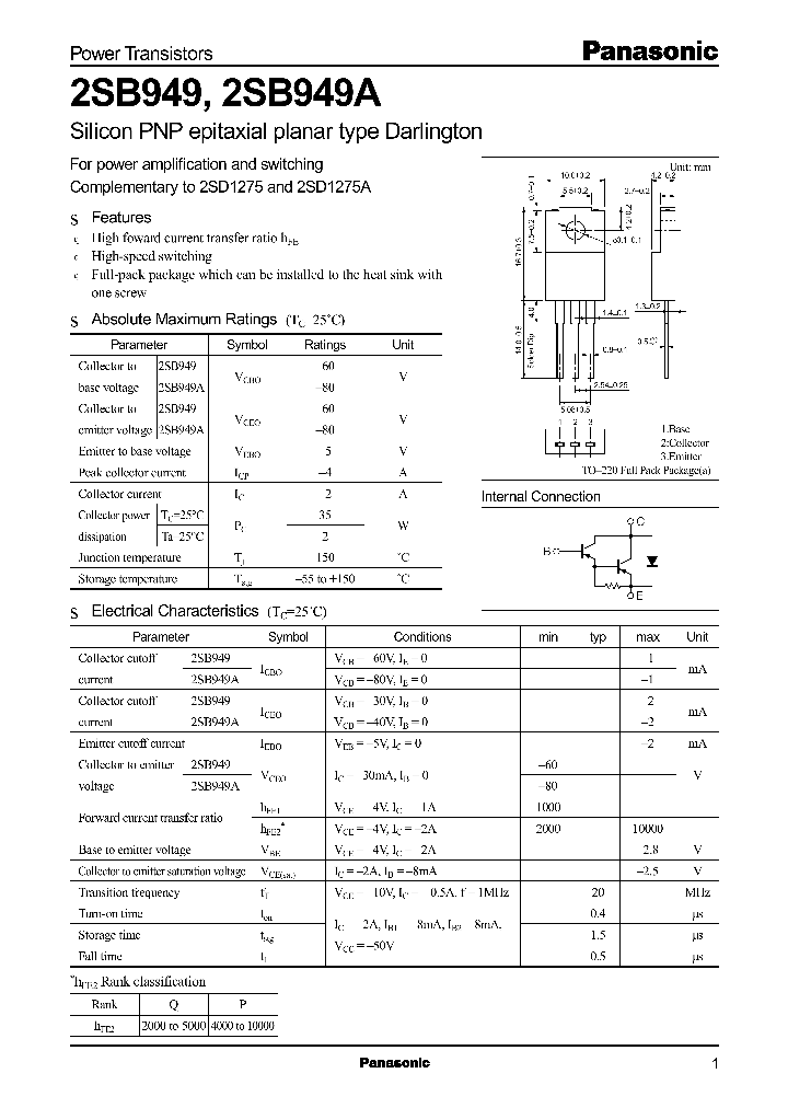 2SB949_7031.PDF Datasheet