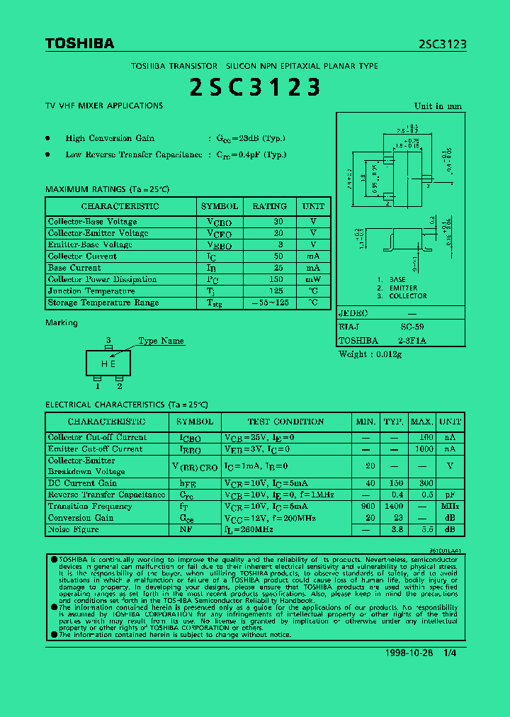 2SC3123_104405.PDF Datasheet