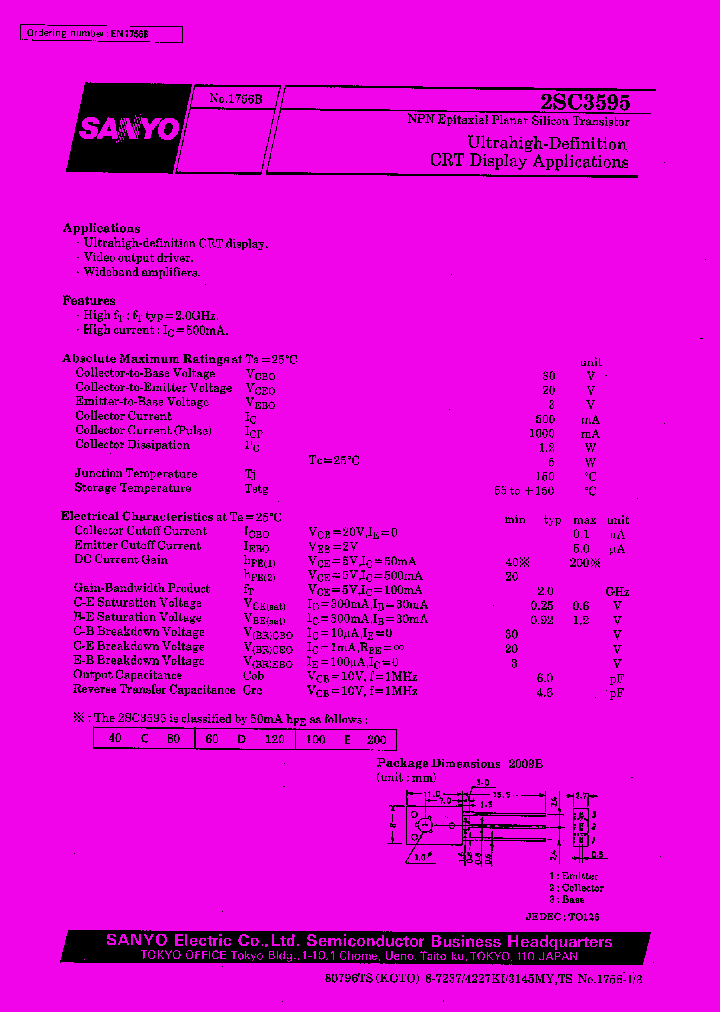 2SC3595_187609.PDF Datasheet