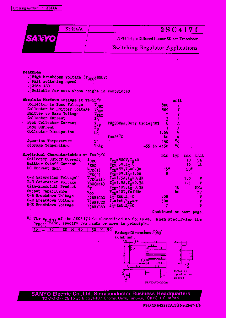 2SC4171_163654.PDF Datasheet