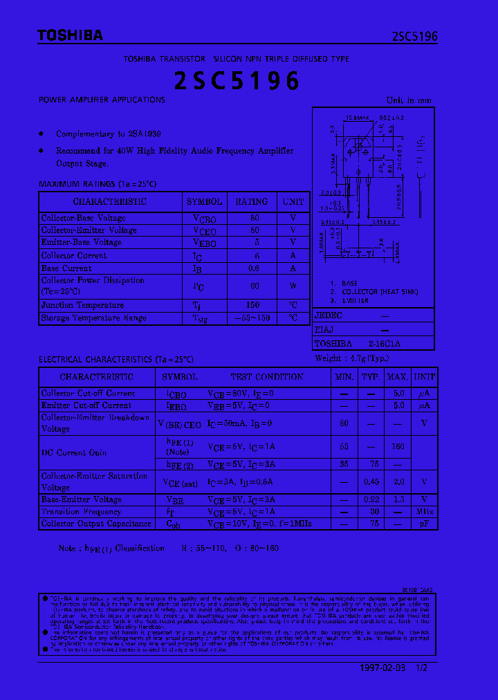 2SC5196_186036.PDF Datasheet