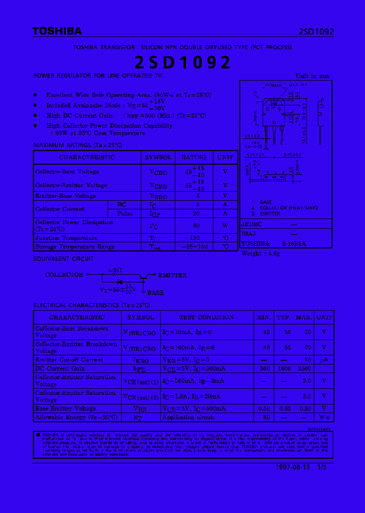 2SD1092_7241.PDF Datasheet