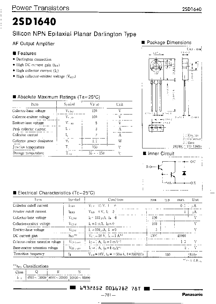 2SD1640_194488.PDF Datasheet