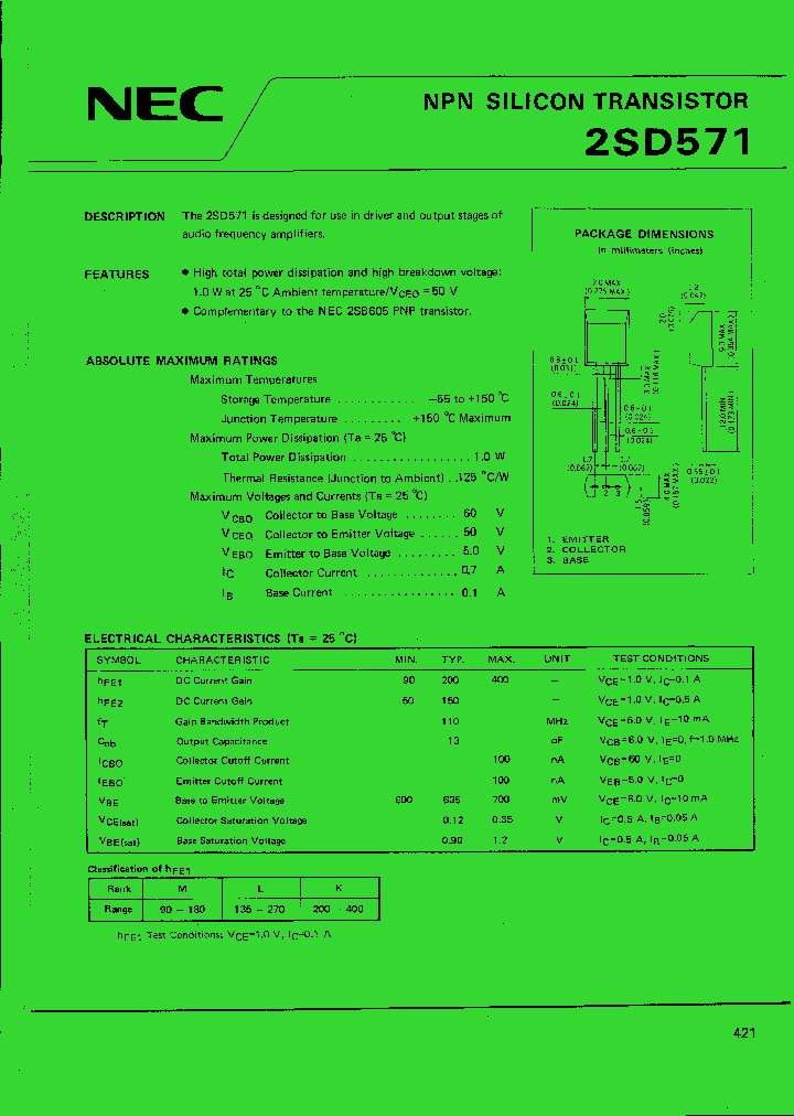 2SD571_7332.PDF Datasheet