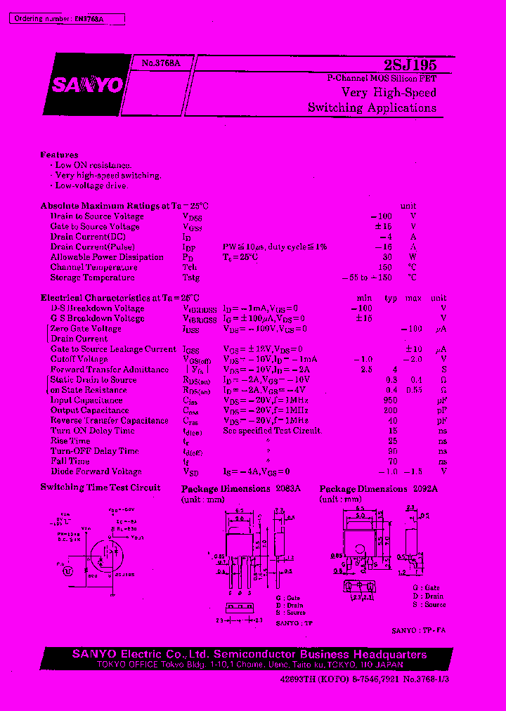 2SJ195_12712.PDF Datasheet