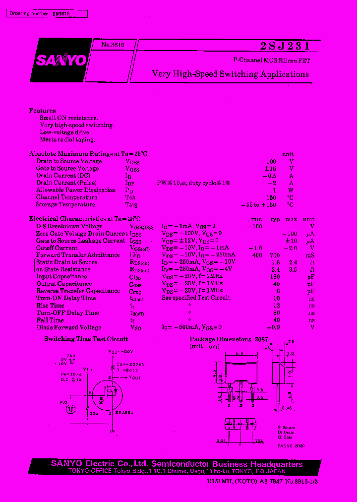 2SJ231_12739.PDF Datasheet