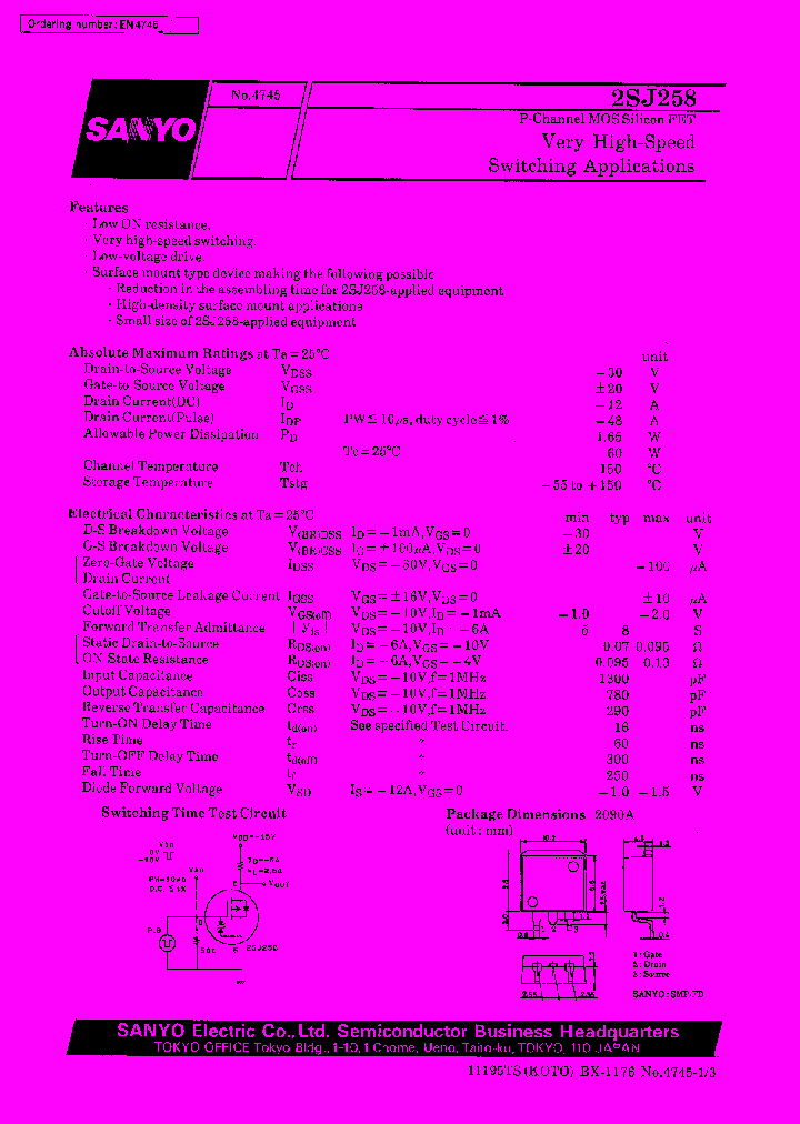 2SJ258_12751.PDF Datasheet