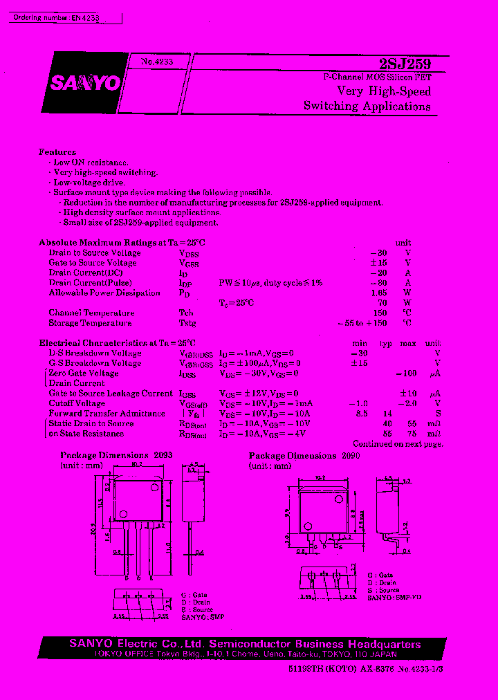 2SJ259_12752.PDF Datasheet