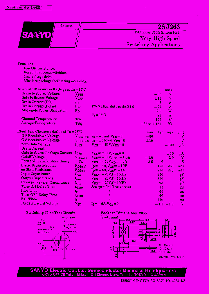 2SJ263_12753.PDF Datasheet