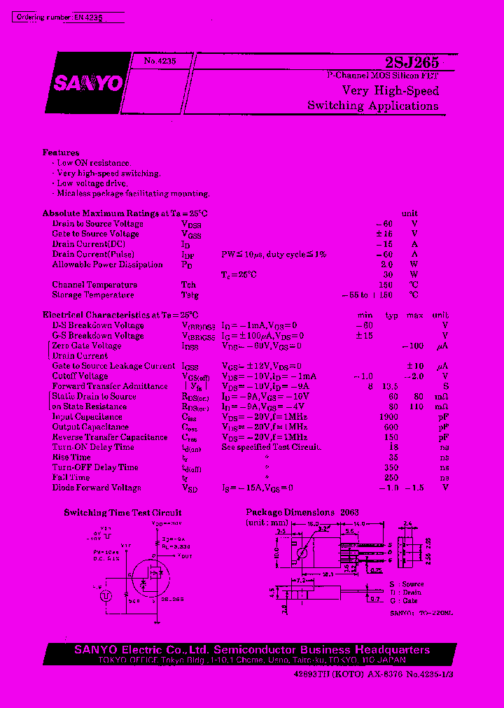 2SJ265_12755.PDF Datasheet