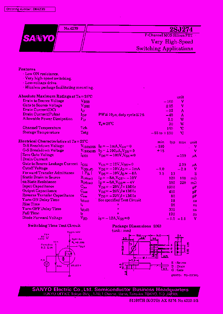 2SJ274_12761.PDF Datasheet