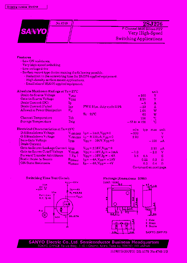 2SJ276_12763.PDF Datasheet
