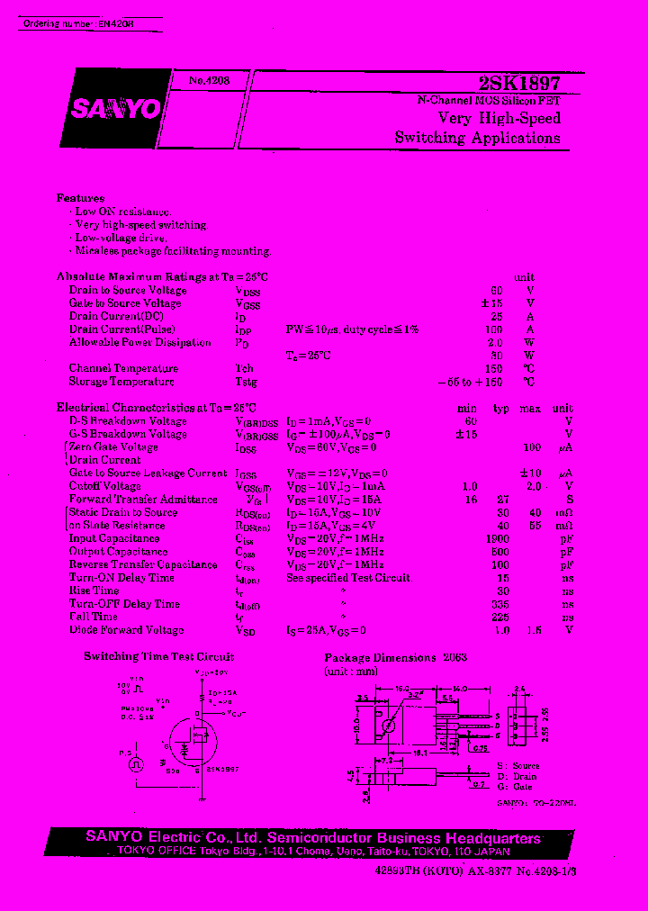 2SK1897_191740.PDF Datasheet