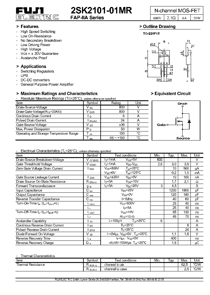 2SK2101-01MR_121510.PDF Datasheet