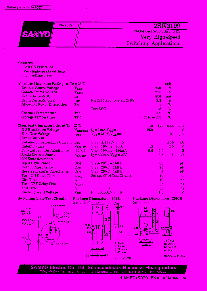 2SK2199_182666.PDF Datasheet