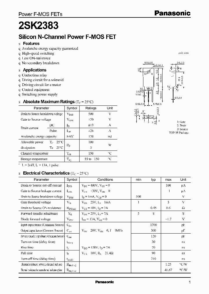 2SK2383_17374.PDF Datasheet