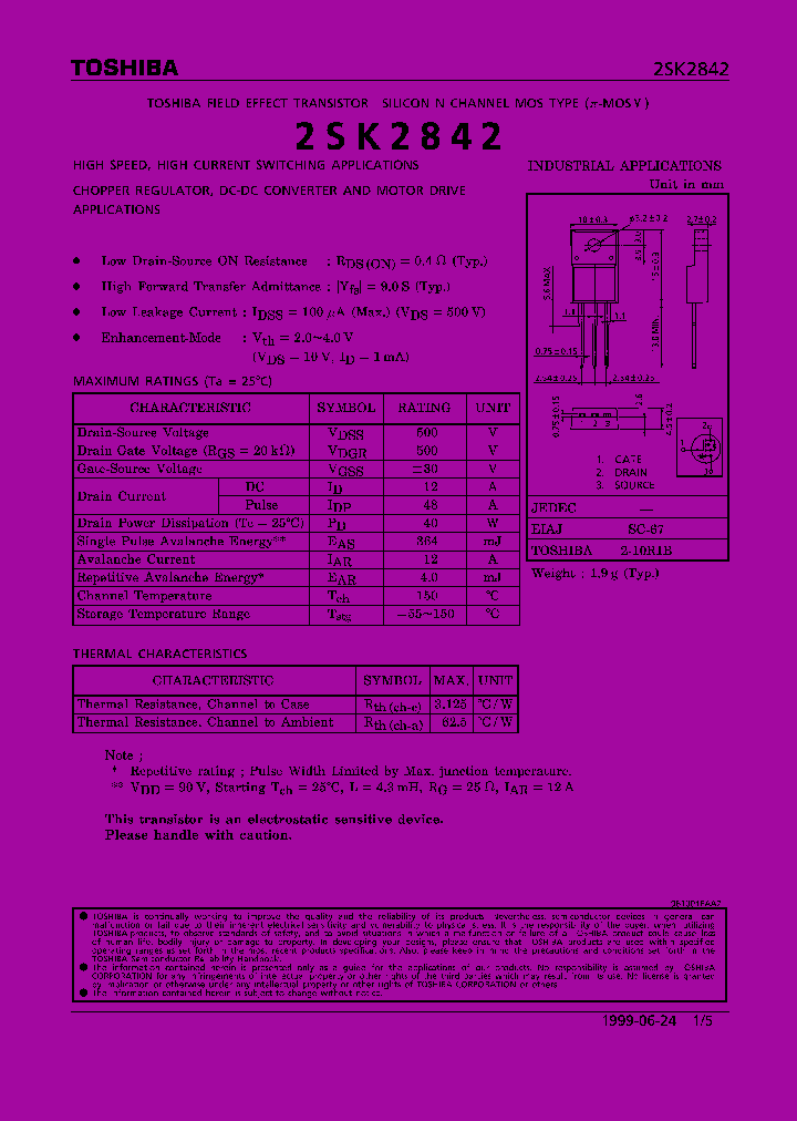 2SK2842_178250.PDF Datasheet