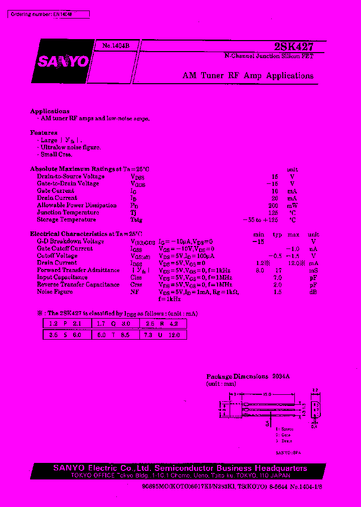 2SK427_12472.PDF Datasheet