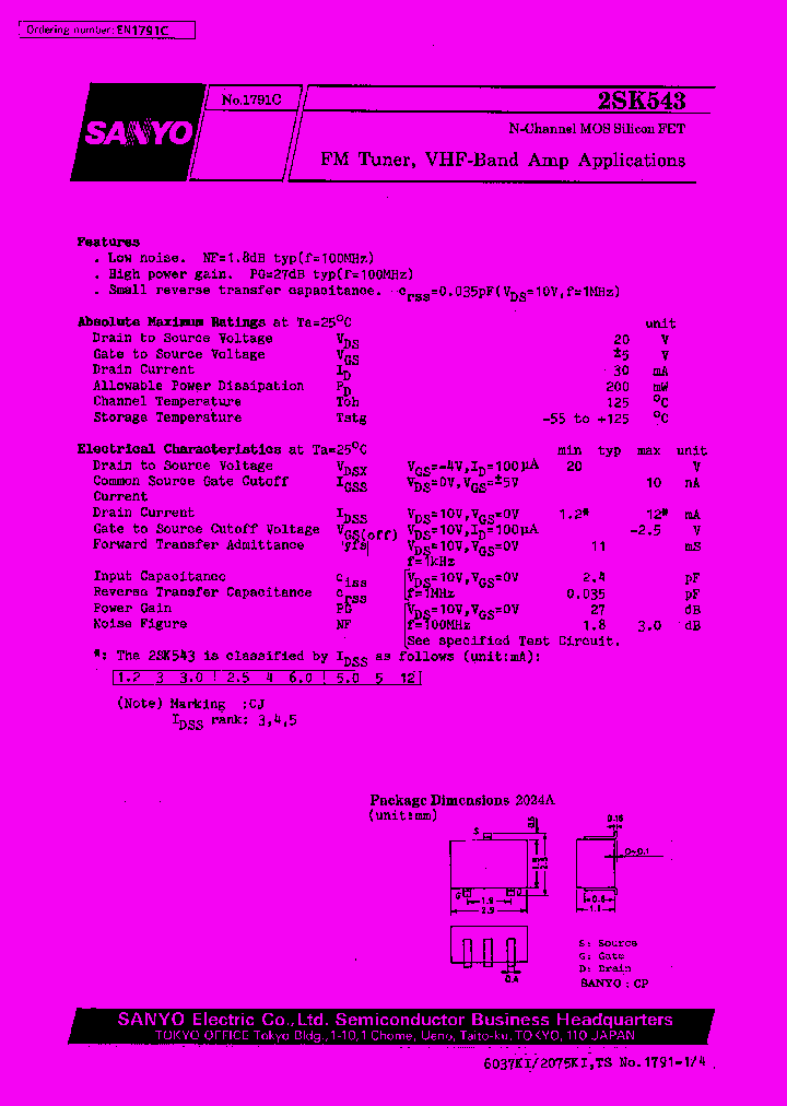 2SK543_12498.PDF Datasheet
