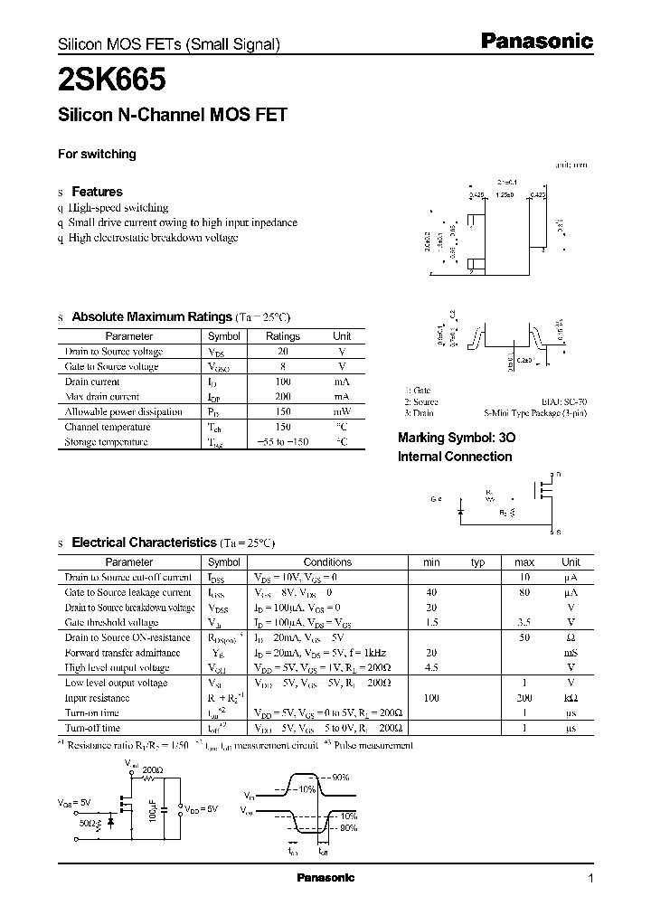 2SK665_12539.PDF Datasheet