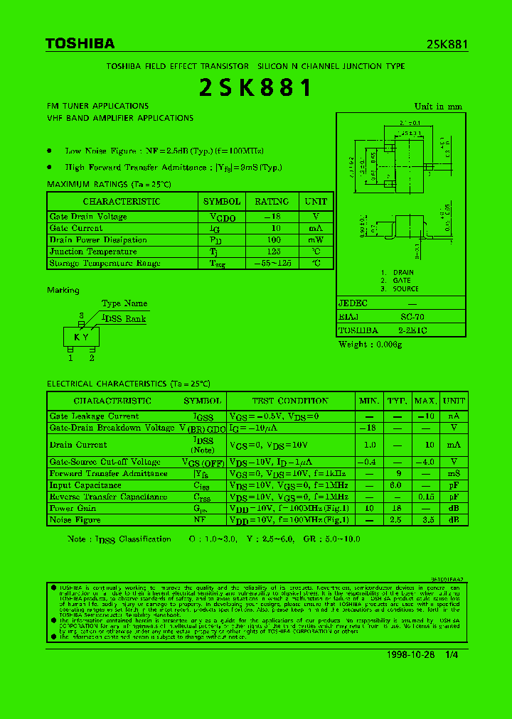 2SK881_12612.PDF Datasheet