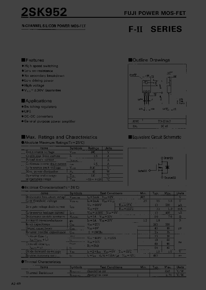 2SK952_12642.PDF Datasheet