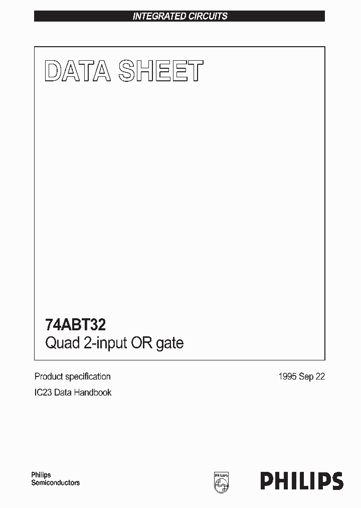 74ABT32_100260.PDF Datasheet