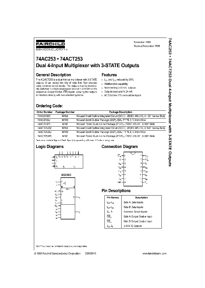 74ACT253PC_17840.PDF Datasheet