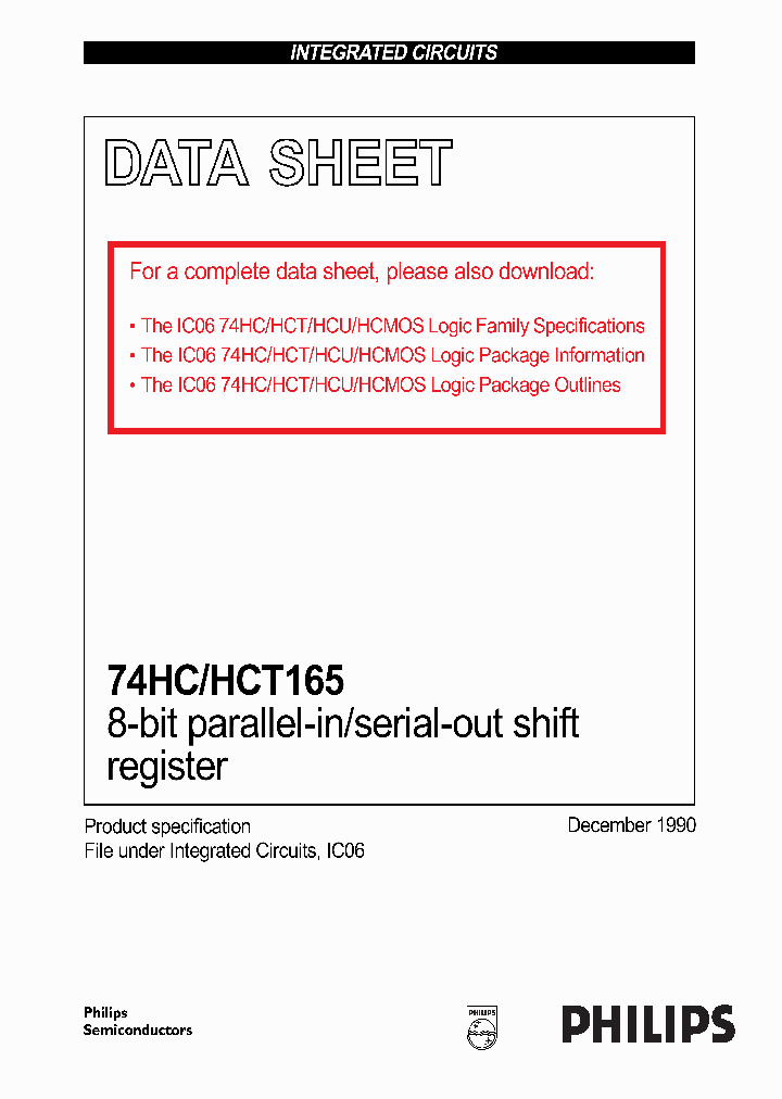 74HCT165_2577.PDF Datasheet