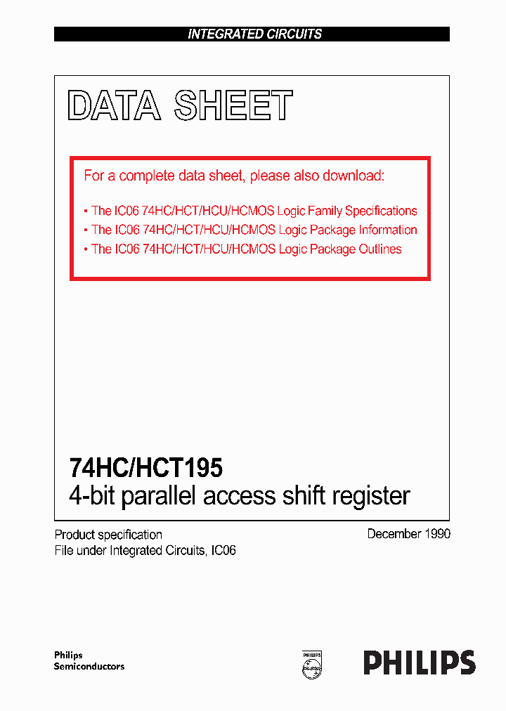 74HCT195_76248.PDF Datasheet