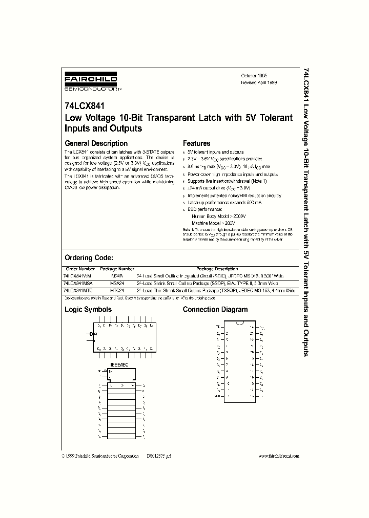 74LCX841_48435.PDF Datasheet