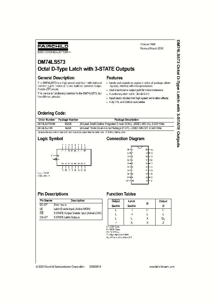 74LS573_158919.PDF Datasheet