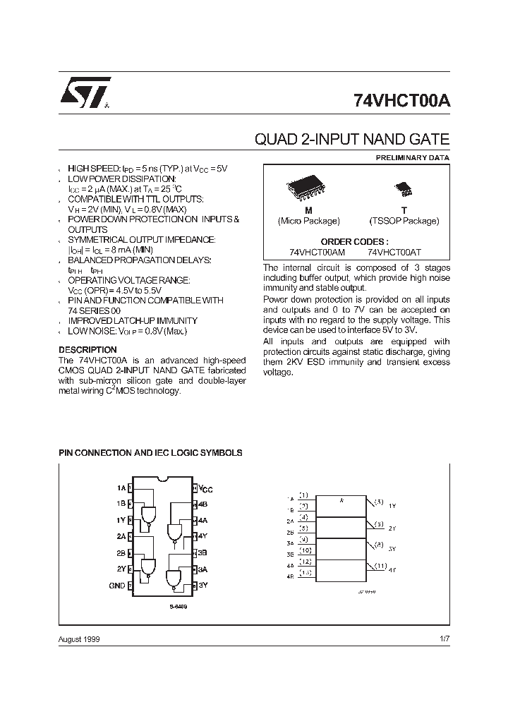 74VHCT00_55582.PDF Datasheet