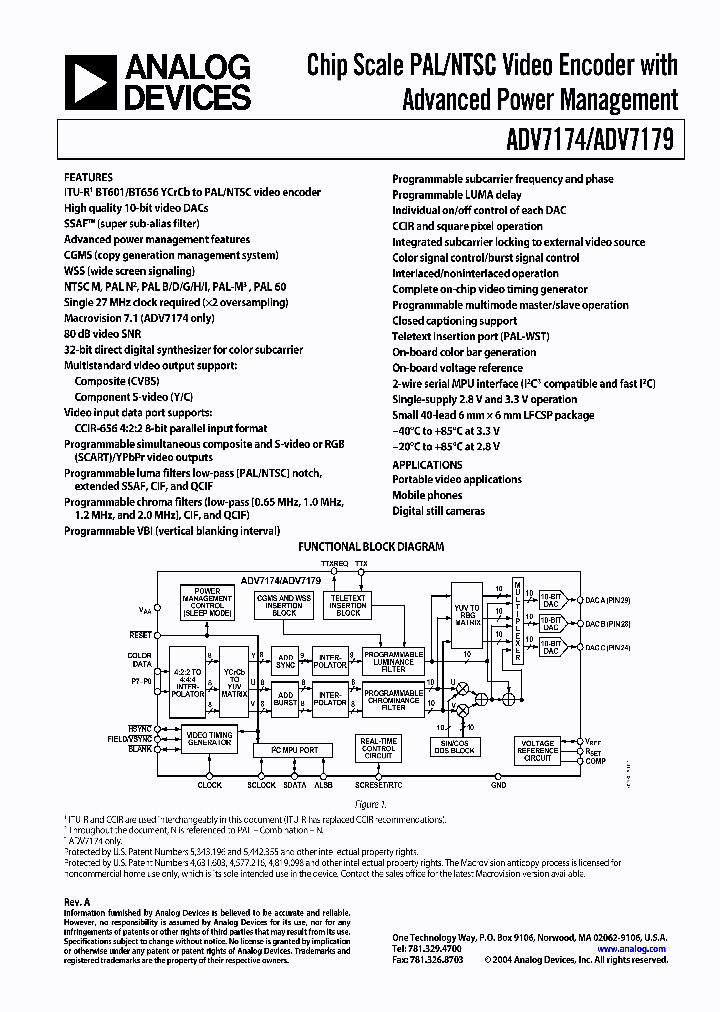 ADV7174_21427.PDF Datasheet