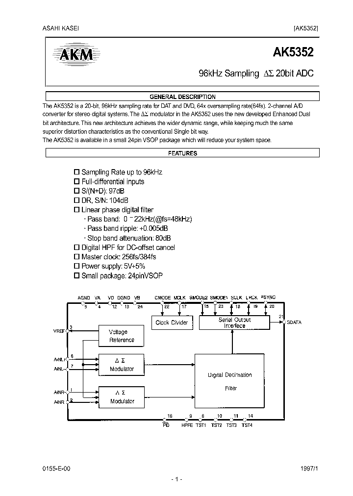 AK5352_21527.PDF Datasheet