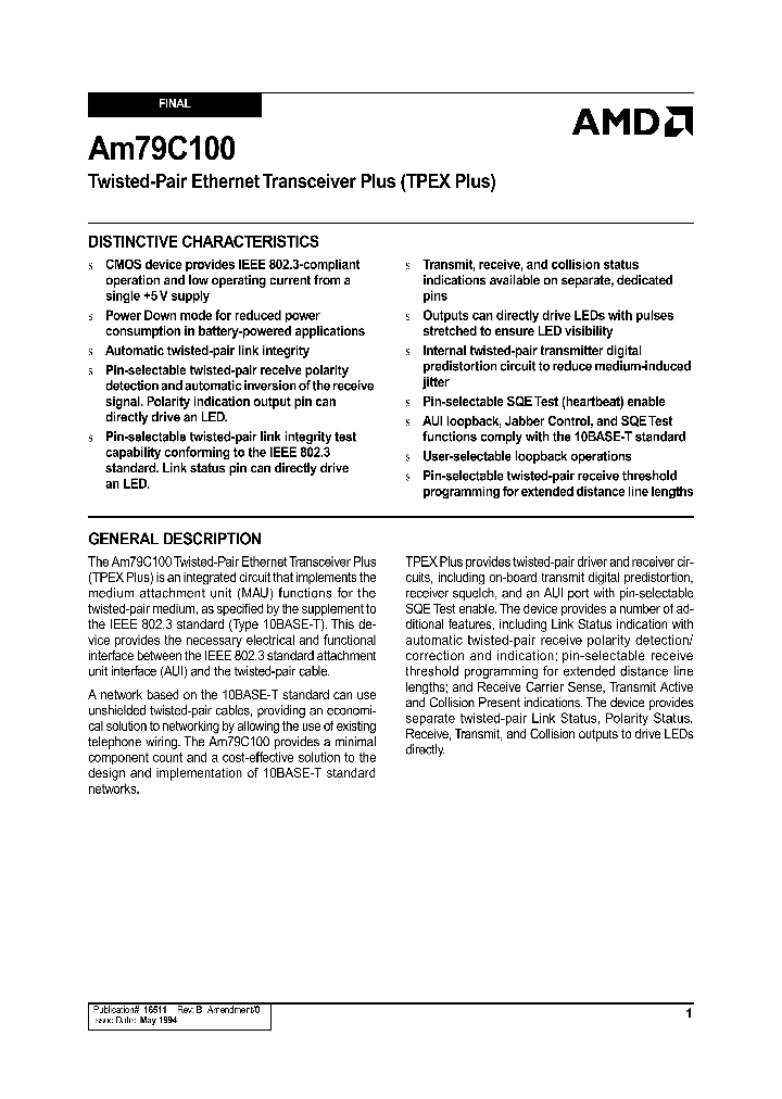 AM79C100_6562.PDF Datasheet