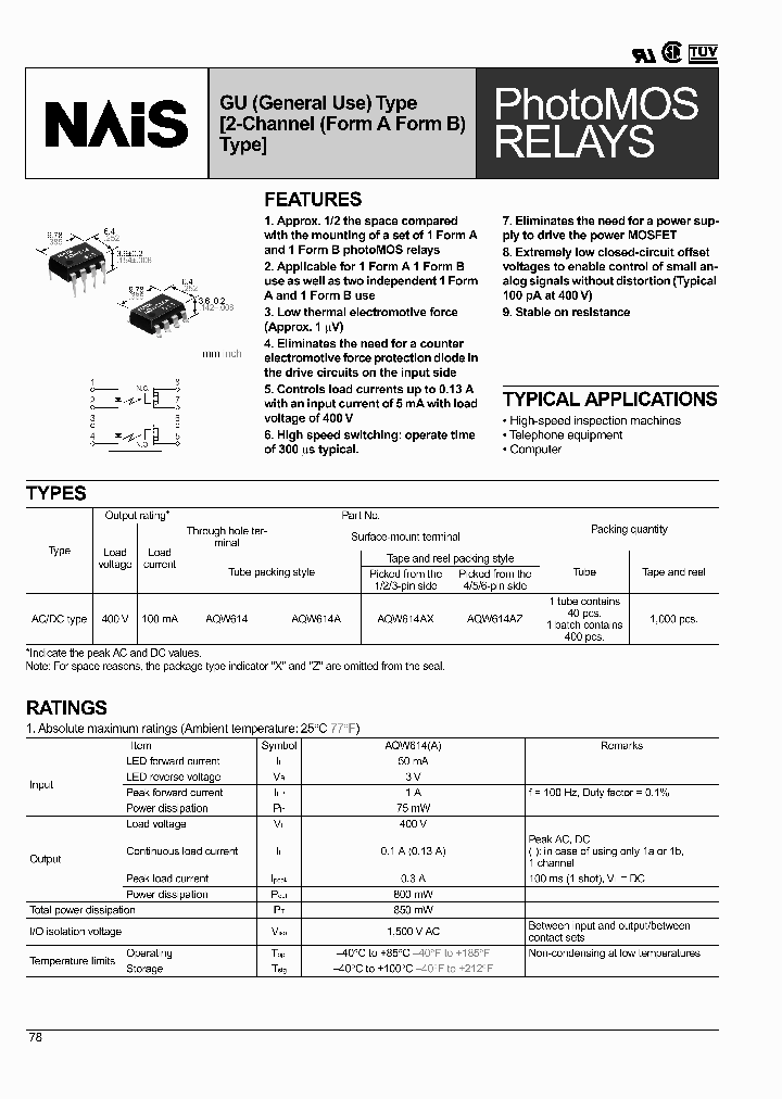 AQW614_175146.PDF Datasheet