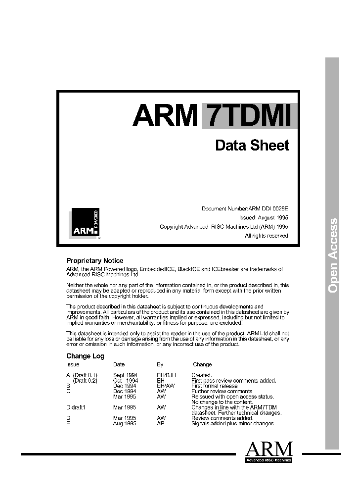 ARM7TDMI_182820.PDF Datasheet