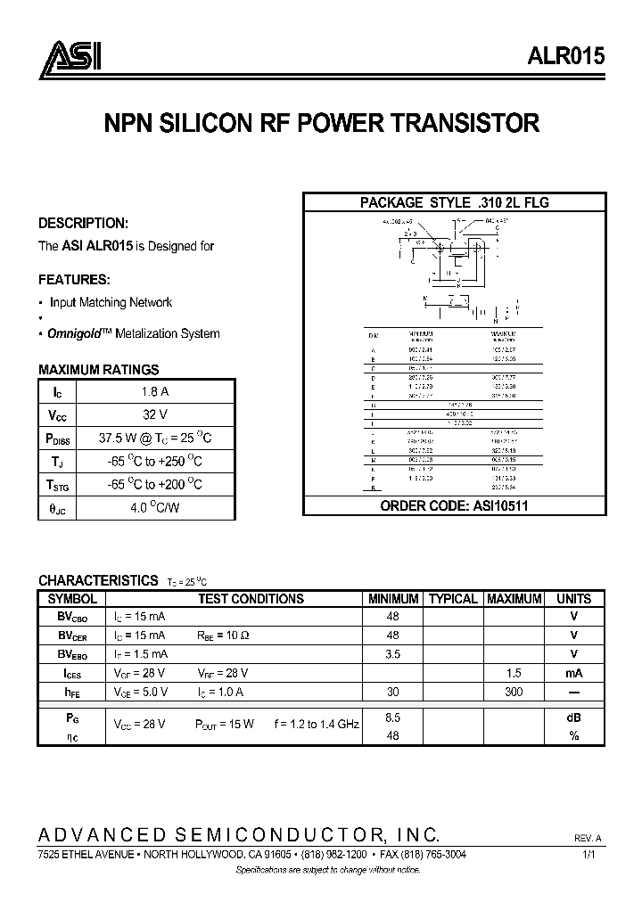 ASI10511_131976.PDF Datasheet