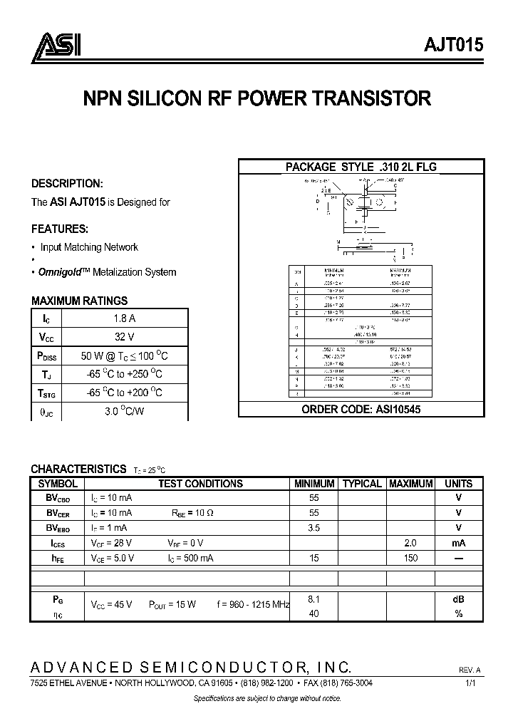 ASI10545_132203.PDF Datasheet