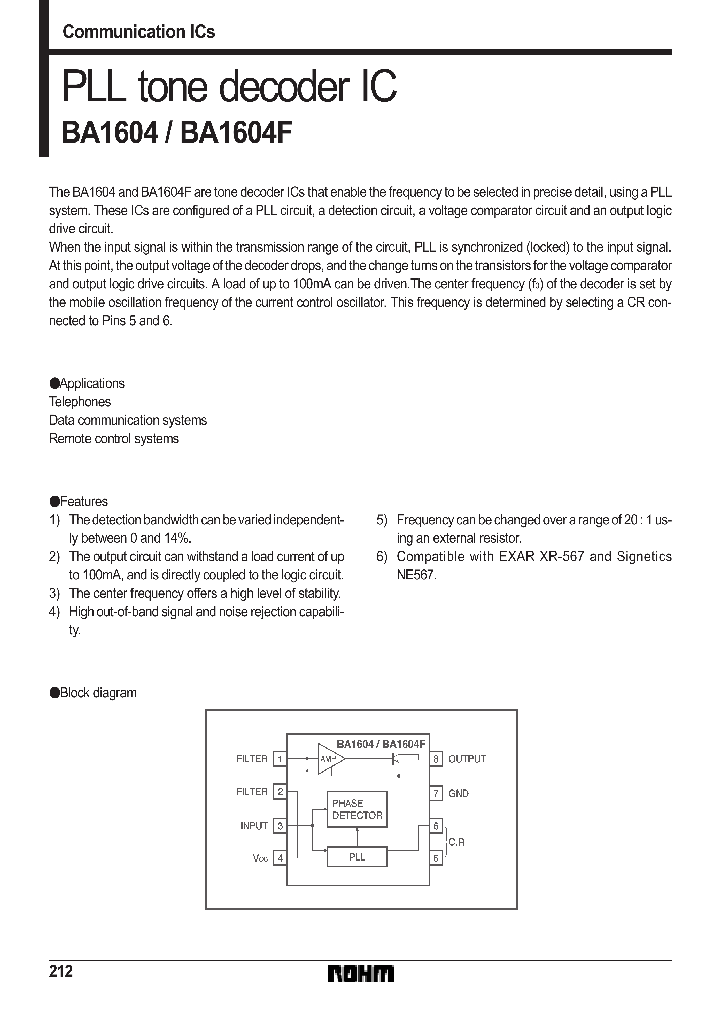 BA1604_23433.PDF Datasheet